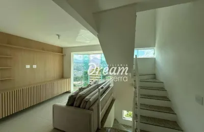Casa com 2 dormitórios à venda, 103 m² por r$ 485.000,00 - fazendinha - teresópolis/rj