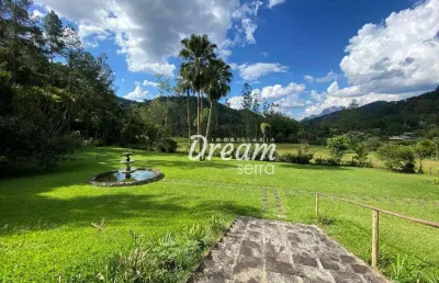 Fazenda com 3 dormitórios à venda, 121000 m² por r$ 2.900.000,00 - albuquerque - teresópolis/rj