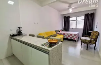 Apartamento com 1 dormitório à venda, 28 m² por r$ 190.000,00 - agriões - teresópolis/rj