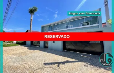 Casa comercial ou residencial para alugar ou vender no ahú com 5 quartos, 2 suítes, lareira, churrasqueira e edícula com 700m por r13.500/mês
