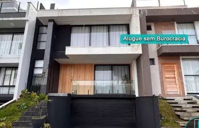 Casa em condomínio semimobiliada para alugar no vista alegre com 3 quartos, 3 suítes, 6 banheiros, 5 vagas com 250m² por r$ 11.000,00/mês.