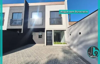 Sobrado para alugar no mossunguê 150m² com 3 quartos, 1 sendo suíte com closet, cozinha planejada, churrasqueira e 2 vagas por r$6.800/mês