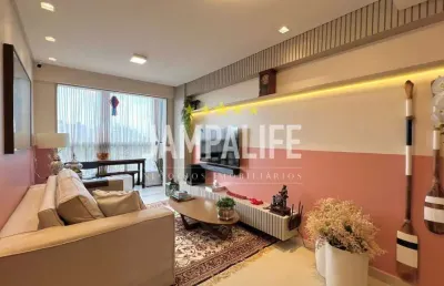 Apartamento com 2 dormitórios à venda, 61 m² por r$ 615.000,00 - intermares - cabedelo/pb