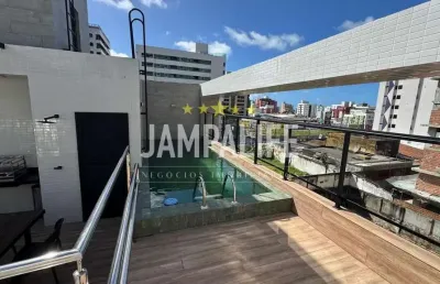 Apartamento com 3 dormitórios à venda, 64 m² por r$ 630.000,00 - cabo branco - joão pessoa/pb