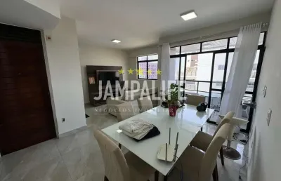 Apartamento com 3 dormitórios à venda, 125 m² por r$ 650.000,00 - ponta de campina - cabedelo/pb