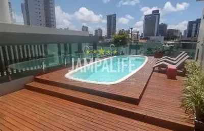 Cobertura com 4 dormitórios à venda, 325 m² por r$ 1.350.000,00 - brisamar - joão pessoa/pb