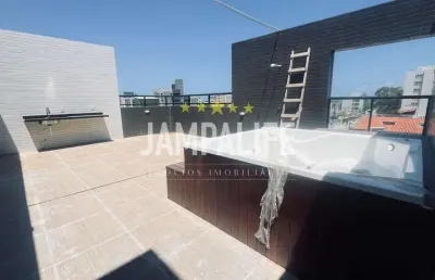 Cobertura com 3 dormitórios à venda, 123 m² por r$ 729.000,00 - bessa - joão pessoa/pb