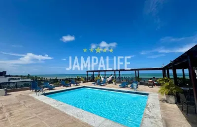Apartamento garden com 2 dormitórios à venda, 52 m² por r$ 570.000,00 - cabo branco - joão pessoa/pb
