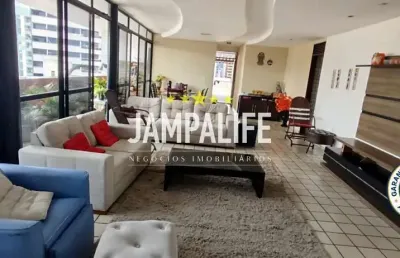 Cobertura com 4 dormitórios à venda, 347 m² por r$ 1.600.000,00 - manaíra - joão pessoa/pb