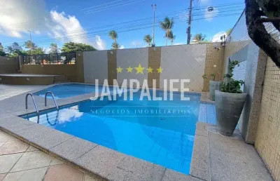 Apartamento com 3 dormitórios à venda, 139 m² - cabo branco - joão pessoa/pb