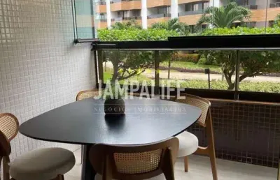 Apartamento com 3 dormitórios à venda, 83 m² por r$ 1.499.000,00 - ponta de campina - cabedelo/pb