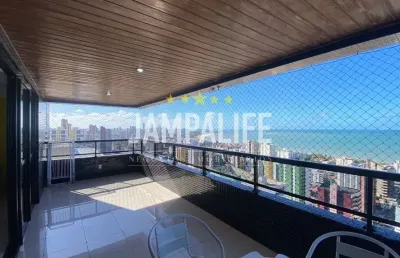 Apartamento com 4 dormitórios à venda, 235 m² por r$ 1.800.000,00 - manaíra - joão pessoa/pb