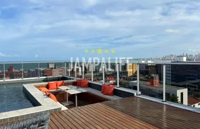 Apartamento com 1 dormitório à venda, 54 m² por r$ 590.000,00 - jardim oceania - joão pessoa/pb