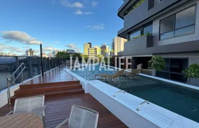 Apartamento com 2 dormitórios à venda, porteira fechada, 60 m² por r$ 850.000,00 - jardim oceania - joão pessoa/pb