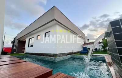 Casa com 4 dormitórios à venda, 196 m² por r$ 1.900.000,00 - alphaville paraíba - bayeux/pb