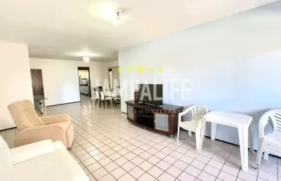 Apartamento com 4 dormitórios, 180 m² - venda por r$ 690.000,00 ou aluguel por r$ 7.066,67/mês - camboinha - cabedelo/pb