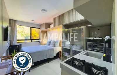 Flat com 1 quarto à venda no Cabo Branco, João Pessoa 