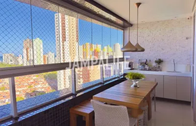 Incrível apartamento no brisamar ii  andar alto e vista linda!