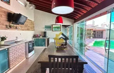 Casa com 3 dormitórios à venda, 221 m²  - catharina zanaga - americana/sp