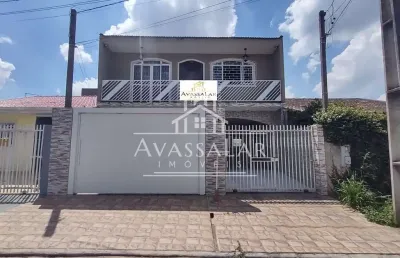 Sobrado com 4 dormitórios à venda, ganchinho, curitiba - pr