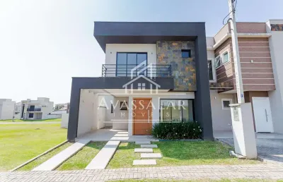 Sobrado com 3 dormitorios sendo 1 com suite e closet em condominio, bairro campo do santana