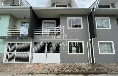 Sobrado com 3 quartos semi mobiliado,  bairro eucaliptos, fazenda rio grande-pr