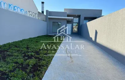 Casa 3 quartos, terreno de 220m  à venda, eucaliptos, fazenda rio grande - pr