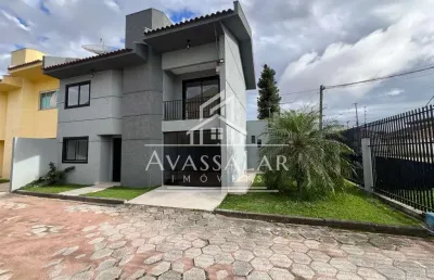 Sobrado à venda, pioneiros, fazenda rio grande - pr com  3 quartos