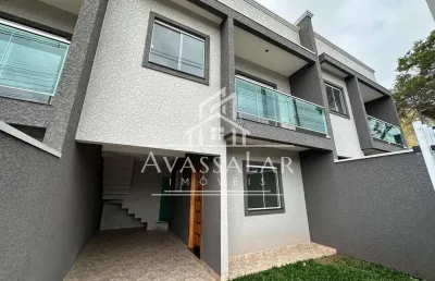 Sobrado com 3 dormitórios à venda, sítio cercado, curitiba - pr