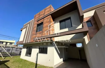 Sobrado de esquina com 3 dormitórios à venda, capão raso, curitiba - pr
