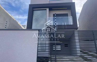 Sobrado com 3 dormitorios com suite com sacada e 3 vagas de garagem bairro xaxim