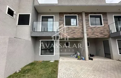 Sobrado à venda com 3 dormitórios, sítio cercado, curitiba - pr