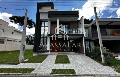 Sobrado com 3 dormitórios à venda, umbará, curitiba - pr