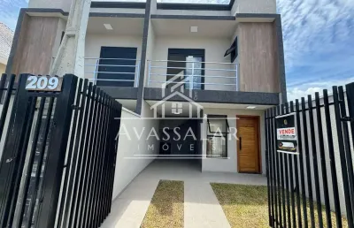 Sobrado à venda 3 quartos, alto boqueirão, curitiba - pr