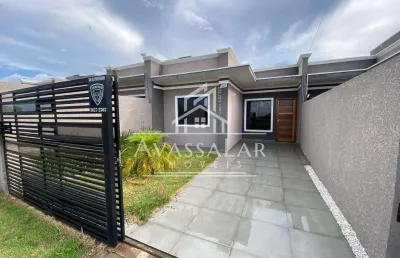 Casa com 3 quartos uma suíte, à venda, estados, fazenda rio grande - pr