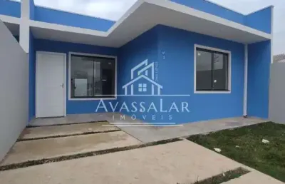 Casa com 2 quartos  no bairro estados, fazenda rio grande- pr