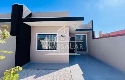 Casa com 3 dormitorios com suite ,vaga de garagem e espaço de fundos em obras eucaliptos- frg