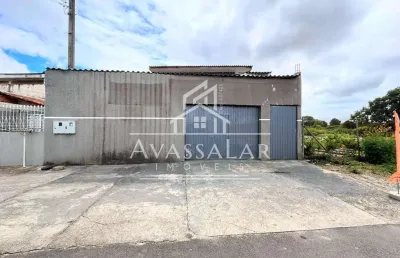 Barracão à venda com residencia, sítio cercado, curitiba - pr