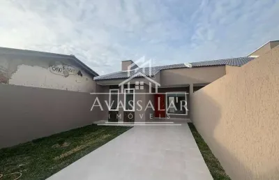 Casa com 3 quartos, e suíte, no bairro veneza na fazenda rio grande- pr