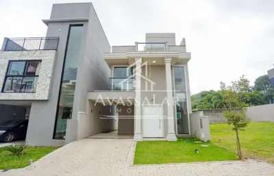 Sobrado com terraço à venda em condominio alto padrão , umbará, curitiba - pr
