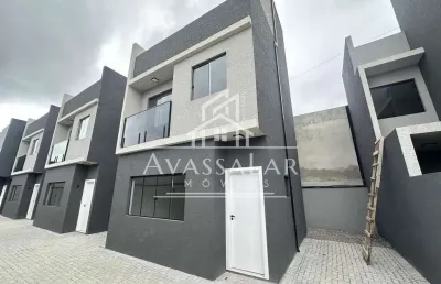 Sobrado à venda com 2 dormitórios e terraço, alto boqueirão, curitiba - pr