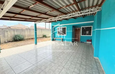 Casa à venda 2 quartos com terreno amplo estados, fazenda rio grande - pr