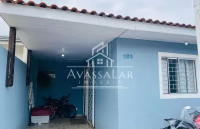 Casa com 2 quartos, no bairro ganchinho, curitiba - pr