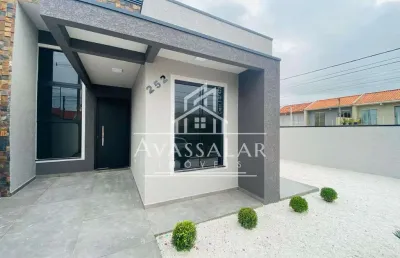 Casa de esquina com 3 quartos, no bairro eucaliptos, na fazenda rio grande- pr