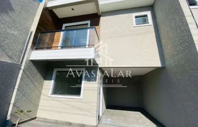 Sobrado com 3 quartos, e suíte no bairro sitio cercado, curitiba - pr
