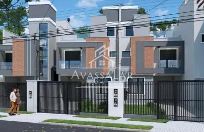 Sobrado com 3 quartos à venda, bairro xaxim, curitiba - pr