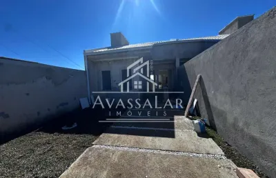 Casa com 3 quartos, e espaço gourmet, bairro estados, fazenda rio grande- pr