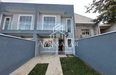Sobrado com 2 dormitórios, sítio cercado, curitiba - pr