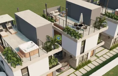 Casa em condomínio em garopaba – residencial villaggio felicitá   alto padrão, v
