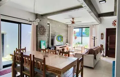 Sobrado mobiliado em condomínio – jardim panorâmico, garopaba/sc